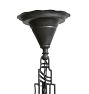 Vintage Art Deco 5-Light Strap Iron Body Chandelier