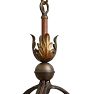 Vintage Romance Revival 3-Light Bare-Bulb Ring Chandelier