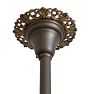 Vintage Victorian 6-Arm Converted Gas to lectric Ornate Chandelier