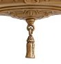 Vintage Classical Revival 2-Light Bare-Bulb Flush Mount with Pull Chain