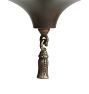 Vintage Classical Revival 2-Light Flush Mount with Frosted Etched Glass Shades