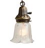 Vintage Classical Revival 2-Light Flush Mount with Embossed Bell Shades
