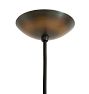 Vintage Traditional Cord Pendant with Colored Glass Shade