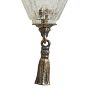 Rose City Pendant with Vintage Etched Glass Shade