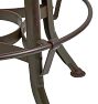 Stool Industrial Toledo Style Adjustable Height Wood Seat Ca 1