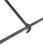 Vintage Industrial Table with Steel Folding Base