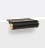 Leather Edge Pull - 2" - Black Brass