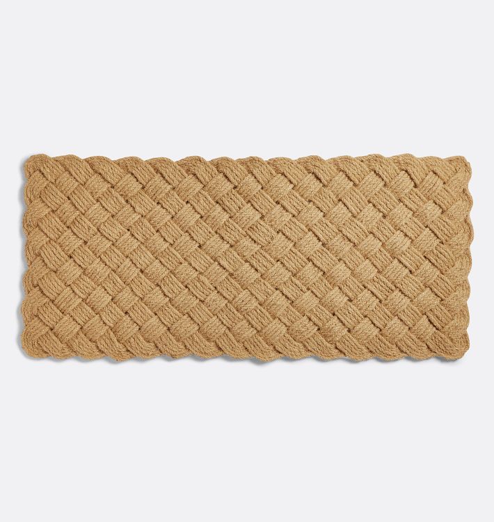 OPEN BOX: Handwoven Lovers Knot Doormat, 30" x 72" - Natural