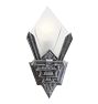 Art Deco Sconce With Etched Glass Diffuser Circa 1930