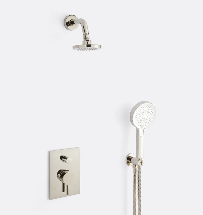 Callahan Pressure Balanced ADA Shower Set - Polished Chrome