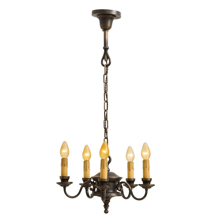 Chandelier colonial revival 5 light