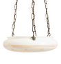 Vintage Classical Revival Painted Bowl Chandelier