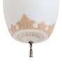Pendant with Vintage White Painted Shade