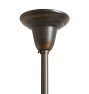 Pendant with Vintage Art Deco Glass Shade