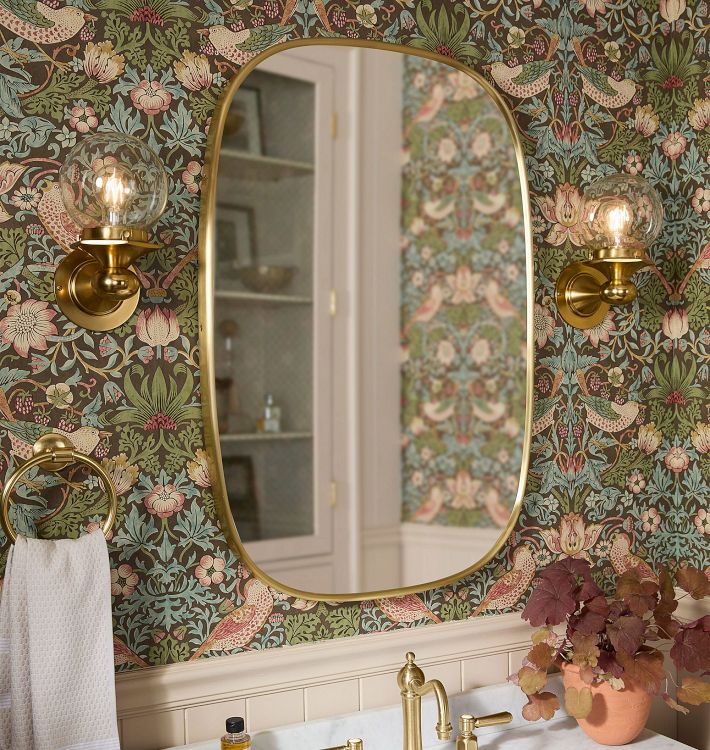 Capsule Metal Framed Mirror