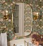 Capsule Metal Framed Mirror