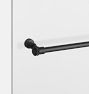 Rigdon Horizontal Shower Door Pull With Knob