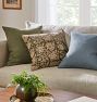 Lotus Botanical Print Pillow Cover