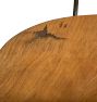 Vintage Industrial Toledo Stool with Bent Plywood Seat and Backrest