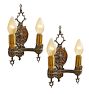 Vintage Pair of Romance Revival Sconces