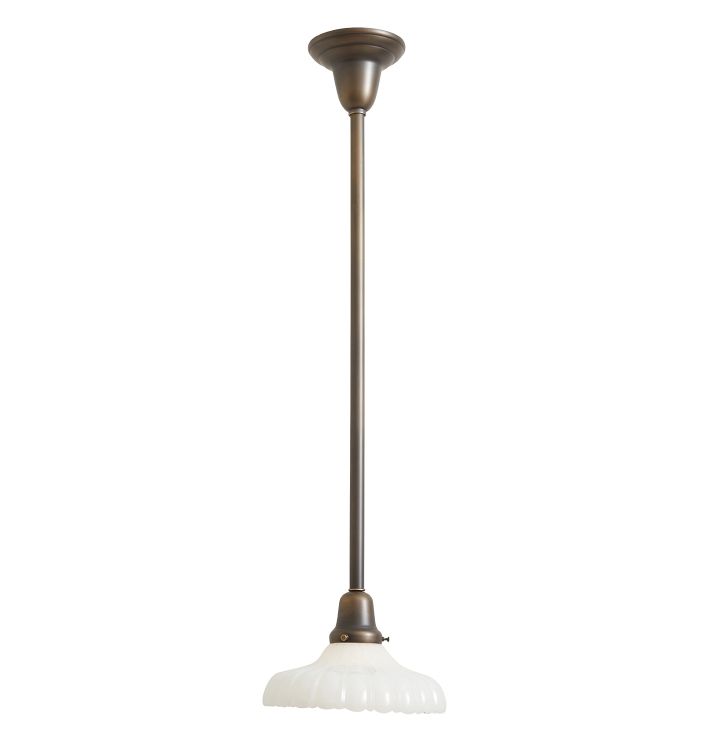 Rose City Pendant with Vintage Opaque Shade