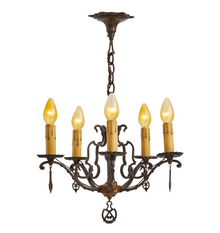 Vintage Romance Revival Candle Chandelier