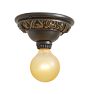 Vintage Classical Revival Bare-Bulbs Flush Mount