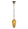 Vintage Art Deco Pendant with Slipper Shade