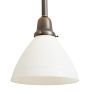 Rose City Pendant with Vintage Glass Shade