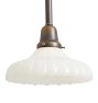 Rose City Pendant with Vintage Ridged Shade