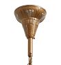 Vintage Art Deco Chandelier with Slip Shade