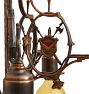 Vintage Romance Revival 5-Lights Bare-Bulb Chandelier