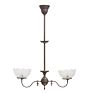 Antique Victorian Converted Gas Chandelier