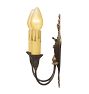 Pair of Vintage Classical Revival Double Candle Sconces with Urn Motif