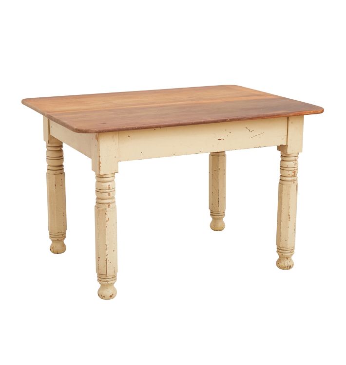 Vintage Turned-Leg Kitchen Table