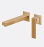 Morro Bay Bath Faucet Single Wall Mount Lever Handle, Satin Bronze PVD