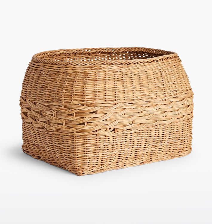 OPEN BOX: Sienna Wicker Baskets, 22" x 18" x 14" - Natural