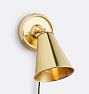 Weatherford Sconce, Aged Brass - Metal Aged Brass Shade