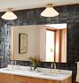 Thin Metal Frame Double Vanity Mirror