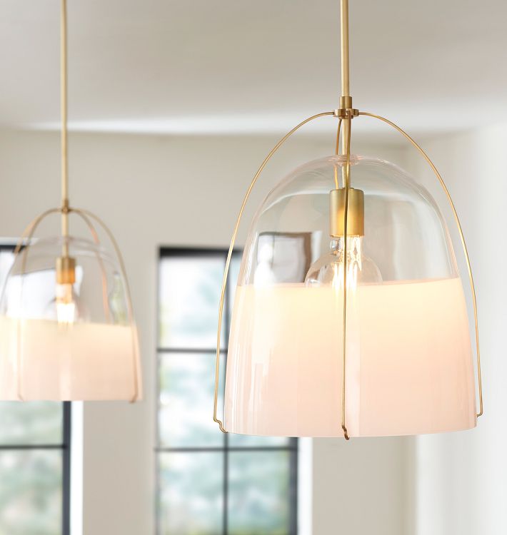 Haleigh 12&quot; Pendant, Glass Shade