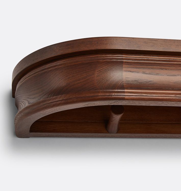 Lynette Shelf Hook Rack - Traditional Design