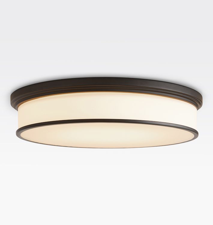 OPEN BOX: Cambridge 16" LED Flush Mount, Oil-Rubbed Bronze