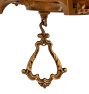 Vintage Art Deco 3-Light Slipper Shade Chandelier