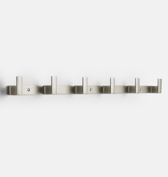OPEN BOX: Maverick Bronze 6-Hook Rack - White Bronze