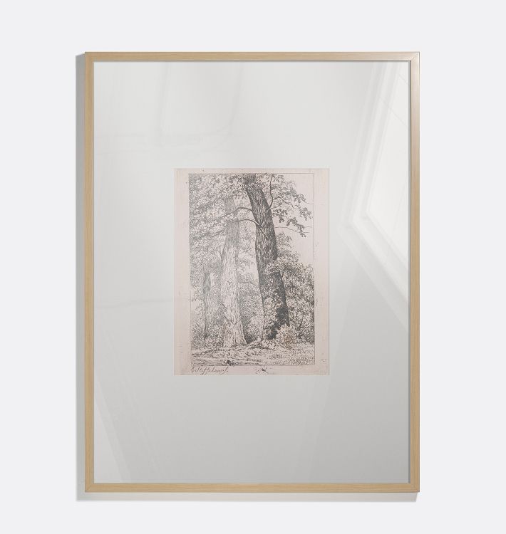 Three Tall Trees Framed Reproduction Wall Art Print 16"x20" by Cornelis Steffelaar