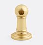 Traditional Gallery Rail, 1-1/2" - End Post - Aged Brass