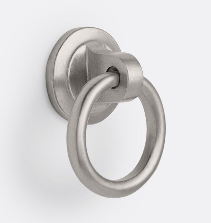 Chloe Round Drop Ring - Round - Platinum Bronze