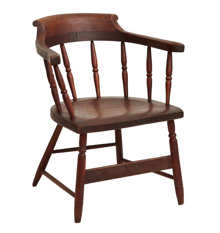 Vintage Barrel Back Chair