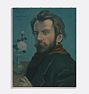 Self Portrait of Émile Bernard Framed Reproduction Wall Art Print 16"x20" by Émile Bernard