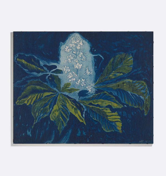 Chestnut Framed Reproduction Wall Art Print 20"x16" by Henri Braakensiek